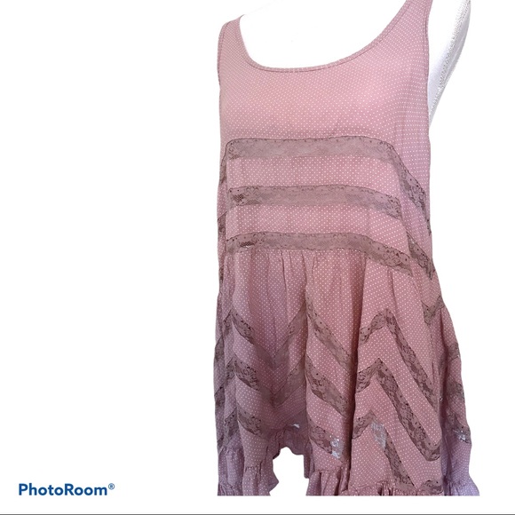 Free People Voile & Lace Trapeze Slip - Picture 3 of 4